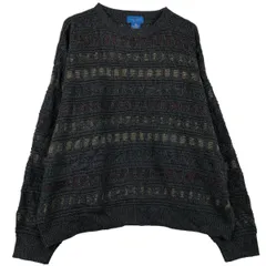 古着 ビッグサイズ タウンクラフト TOWN CRAFT 総柄 アクリルニットセーター メンズXXXL相当/eaa410885のサムネイル
