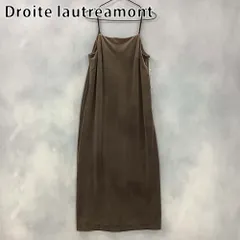 Droite lautreamont ドロワットロートレアモン キャミワンピース ロング