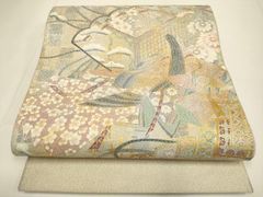 新品 西陣織袋帯【綿芯御仕立付】エミール・ガレの意匠をモチーフに
