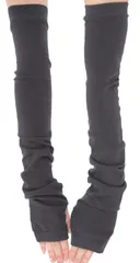 【特価セール】夏用 アームカバー UVカット UPF50+ 無地 ロング 60cm 接触冷感 [アネス] 裏メッシュ 腕カバー レディース p865