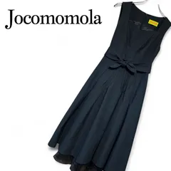 Jocomomola ホコモモラ ブラック レディース ワンピース ロングワンピース ノースリーブ シンプル カットソー 【サイズ40】Mサイズ相当 241KJ