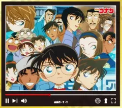 【集合(散りばめ)】 名探偵コナン トレーディングミニ色紙 場面写Ver. Vol.1