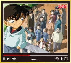 【江戸川コナン＆その他(ベランダ)】 名探偵コナン トレーディングミニ色紙 場面写Ver. Vol.1