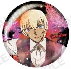 【バーボン】 名探偵コナン トレーディンググリッターホログラム缶バッジ BLACK