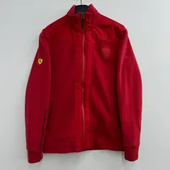95 プーマ Ferrari(フェラーリ) メンズ 起毛 ジップアップ ジャケット