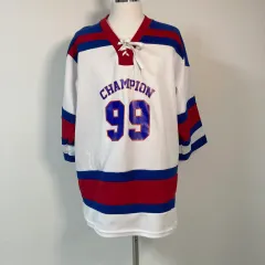 チャンピオン 남상オールドスクールホッケー7分Tシャツ 2XL ホホ店舗