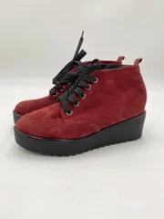 JEANASIS ジーナシス 厚底 ショート ブーツ sizeL/赤系 ■■レディース