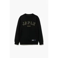 【 新品 未開封 】 TENTIAL　BAKUNE スウェット ロングスリーブクルーネック (侍JAPANコラボ) ブラック(L)-25FW　25FSBA101U00120006N 未使用 送料無料