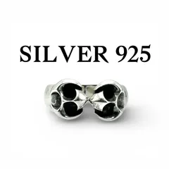 【シンメトリー】重厚 Silver 925 刻印 90s Vintage Design Ring シルバー デザイン リング 19号 大ぶり クラシック ゴシック パンク　ロック　モード