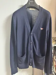 メゾンキツネ カーディガン ネイビー サイズ M