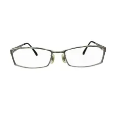 レイバン Ray-Ban チタン メガネ 眼鏡 フルリム フレーム サングラス RB8665 54□17-140 シルバー メンズ レディース 【中古】