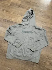 Royalife カーキ フードTシャツ XL / オコボ グレー フードTシャツ L