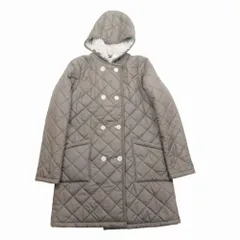 MACKINTOSH マッキントッシュ キルティングコート ロングコート フーデッドコート 裏ボア 裏ファー レディース NO.QA 36 M 【中古】