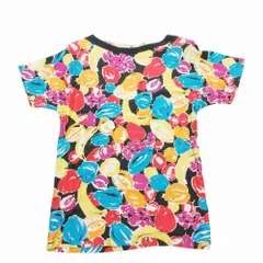 Christian Dior クリスチャンディオール ヴィンテージ フルーツ総柄プリント Tシャツ 半袖  8430BL6 M マルチカラー 【中古】のサムネイル
