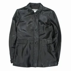 JILSANDER ジルサンダー ヴィンテージ レザー ダブルブレストジャケット アウター ブラック サイズ38 S レディース 【中古】のサムネイル