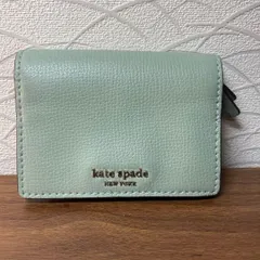 【極美品】ケイトスペード 二つ折り財布 ミント