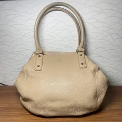 【一点モノ】ケイトスペード レザーハンドバッグ ベージュ