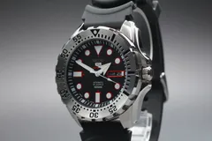 SEIKO 5 Sports 4R36-03T0 ブラック 45mm 自動巻き メンズ 腕時計 稼働 美品 純正ベルト