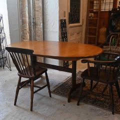 IFU-422 英国アンティーク オーク チェスト 3段 引き出し 収納 レンジ