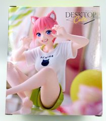 타이토 Desktop Cute 피규어 오등분의 신부∬ 나카노 이치카 신작 Cat room wear ver.