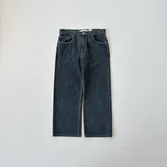 【極太バギー】リーバイス 569 ルーズストレート ブラックデニム W36 先染め 00s