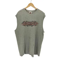 ハーレーダビッドソン HARLEY-DAVIDSON 00S USA製 両面 プリント サーマル タンクトップ 両面コピーライト2004 メンズ  2XL