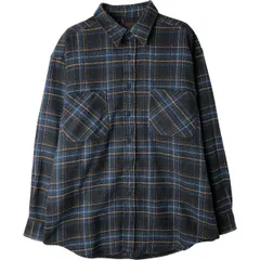 古着 90~00年代 セントジョンズベイ ST. JHON'S BAY 長袖 フランネルチェックシャツ メンズL相当 ヴィンテージ/eaa615207