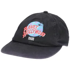 古着 90年代 PLANET HOLLYWOOD プラネットハリウッド アドバタイジング ベースボールキャップ フリーサイズ相当 ヴィンテージ/gaa007128