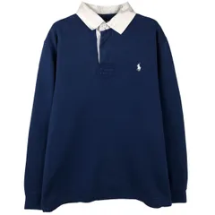 古着 ラルフローレン Ralph Lauren POLO by Ralph Lauren 長袖 ラガーシャツ メンズM相当/eaa458135
