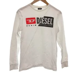 ディーゼル DIESEL Tシャツ 子ども服（男女兼用） 12 ホワイト 長袖 ロゴプリント /RG ■GY58