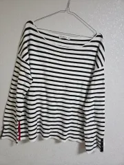 ザラ ストライプ 長袖 Tシャツ