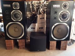 ☆YAMAHA ヤマハ S1121V USA製 PAスピーカー 2つ スタンド付 - メルカリ