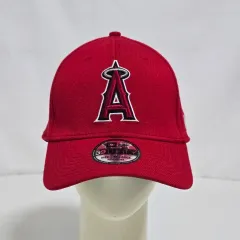 ニューエラ LAエンゼルス 39THIRTY ベースボールキャップ レッド M-L 0818