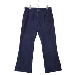 Levis 517-1528 80s コーデュロイフレアパンツ W32 USA製 Levi's 80s 517 USA製 ネイビー コーデュロイ W32 - メルカリ