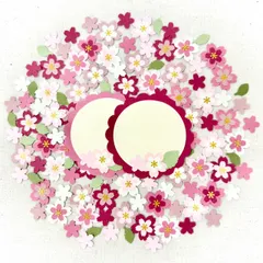 シックカラー桜セット｜大小100枚＋葉っぱ20枚｜壁面装飾・アルバム・春素材