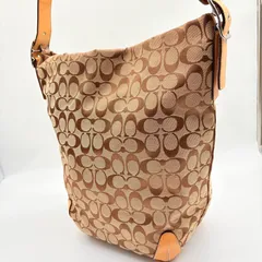 COACH y2k signature shoulderbag コーチ バケツ型 シグネチャーショルダーバッグ 大収容