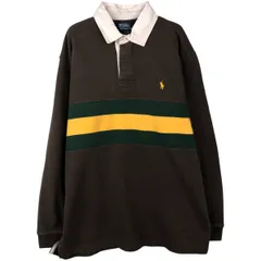 古着 ラルフローレン Ralph Lauren POLO by Ralph Lauren 長袖 ラガーシャツ メンズXL相当/eaa458137
