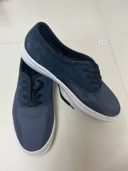 ネイビー スウェード メンズ スニーカー 9