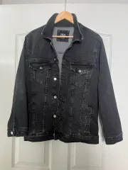 ザラ ブラック デニム ジャケット
