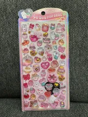 正規品 クラックス うるちゅる POPシール スイーツ ぷっくり 立体 デコ キラキラ ラメ 透明感 CRUX