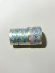 25日以降出品終了) ウール＆ウール／きのこ デコ キスカット マスキングテープ ロールステッカー