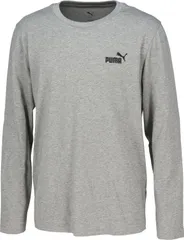 プーマ PUMA ESS NO.1 ロゴ LS T シャツ  687567 03 MEDIUMGRAYHEATHER