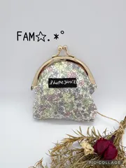かわいい✧*｡がま口財布    小花柄