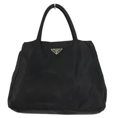 【人気】PRADA プラダ テスートナイロン トートバッグ ハンドバッグ 黒 三角ロゴ ポコノ ユニセックス 通勤通学 旅行 レディース メンズ