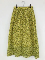 earth music&ecology アースミュージックアンドエコロジー ロングスカート F イエロー