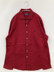 Polo Ralph Lauren ポロラルフローレン シャツ/ブラウス L レッド