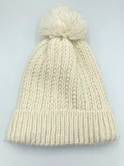 ZARA ザラ ニットキャップ/ビーニー アイボリー