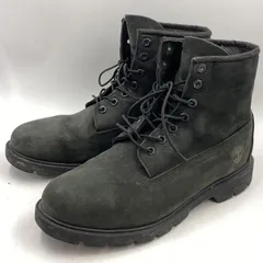 【中古】Timberland 6インチ ブーツ ブラック サイズ10W 10042 △状態 ティンバーランド[24]