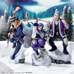 ゴールデンカムイ XrossLink フィギュア アシリパ&杉元佐一&白石由竹