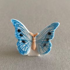 モルフォ蝶 蝶の羽 モチーフ 灰皿 ブラジル国旗入り ブラジル アート
